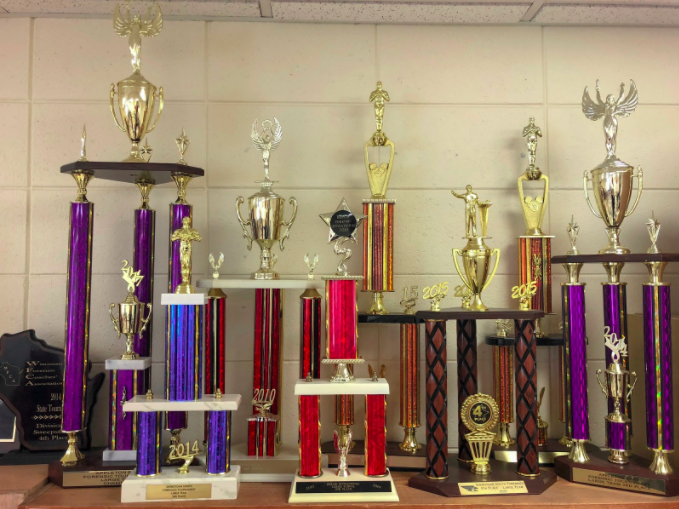 Joining the forensics team means you can earn trophies for your team or even for yourself! Here is just some of the many trophies that the forensics team has won. 
