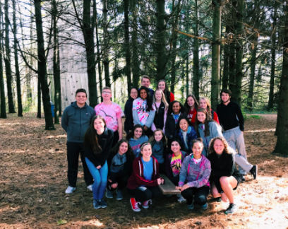 Student councils executive board gathers early in Camp Y Koda. They enjoy their day with bonding and learning new life skills. 
