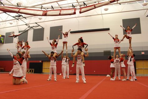 Games in the fieldhouse can offer more than just basketball. Performances from the dance team, drum-line, and cheer team are often shown. 