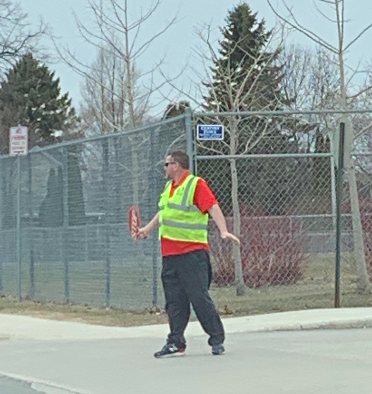 He’s the hero we don’t deserve, but the hero we needed: Mr. Safford is seen in action controlling the movement of cars with just the power of his hands and strategic timing. 